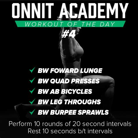 Onnit Academy Workout Of The Day 4 Bodyweight Workout Onnit Academy