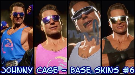 Johnny Cage Intros Victories Base Skins Mortal Kombat