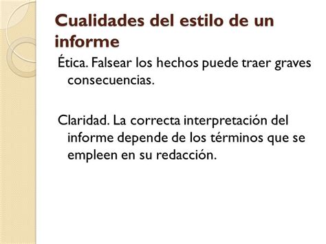 Cuantos Tipos De Informes Hay