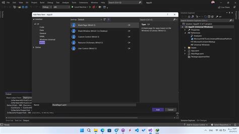 WinUI 3 C Window Templates Are Missing In Visual Studio 2022 17 2 2 In