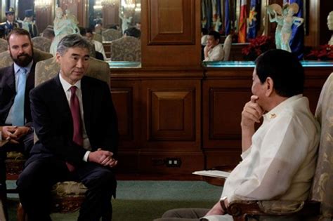 Duterte Meets Us Ambassador Sung Kim