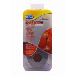 Scholl Plantilla Uso Diario Rodilla y Talón In Balance Talla L 42 5 45