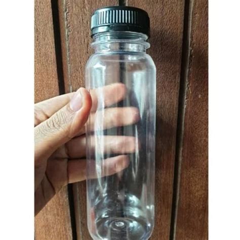 Jual Botol Jus Plastik Kale Ml Tebal Tutup Hitam Per Bal Di Lapak