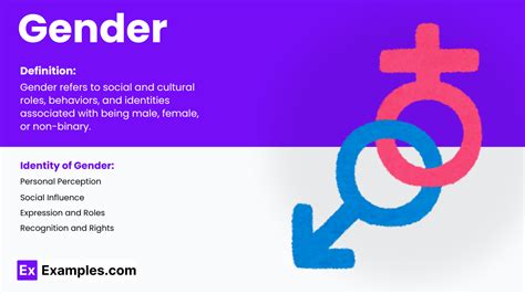 Gender 30 Examples Definition Types Identity Role