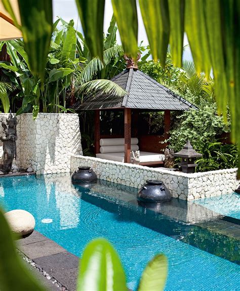 Bali Style Pool Bali Garden Balinese Garden Garden Pool Decks