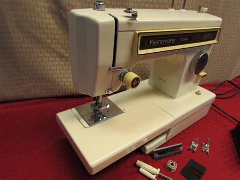 Lot Detail Nice Kenmore 8 Stitch Sewing Machine With Foot Pedal