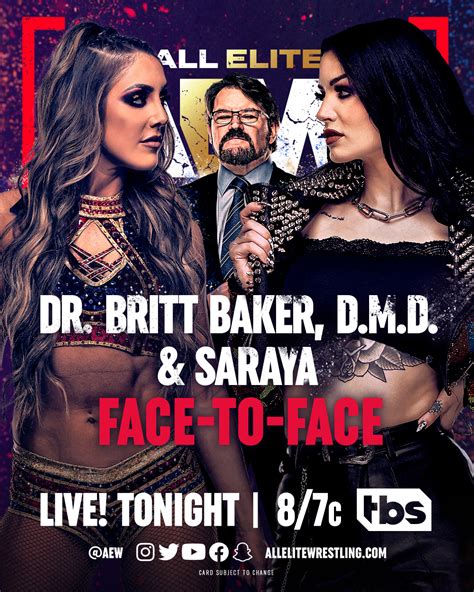 All Elite Wrestling On Twitter A Face To Face Between Realbrittbaker