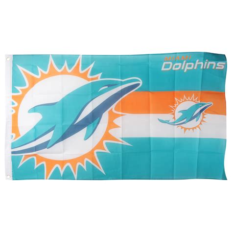 Nfl Miami Dolphins Official Horizon Flag Ebay