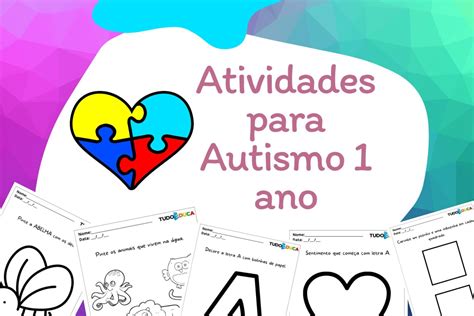 Atividades Para Alunos Autismo Para Imprimir