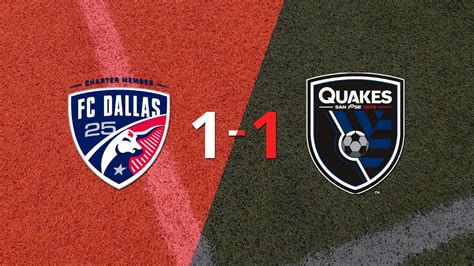 FC Dallas y San José Earthquakes empataron 1 a 1