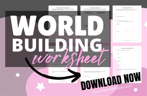 How I Build A Fantasy World Updated Worldbuilding Worksheet