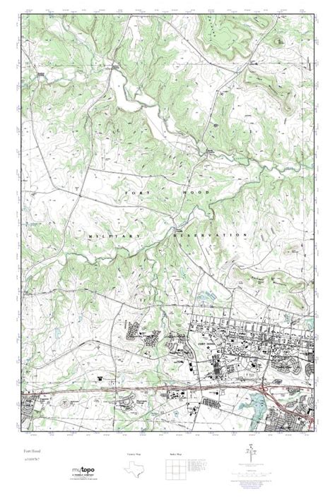 Mytopo Fort Hood Texas Usgs Quad Topo Map Fort Hood Texas Map