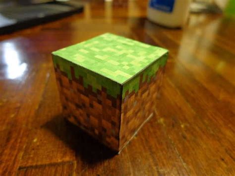 Cubo De Tierra Minecraft Para Armar Klaudia