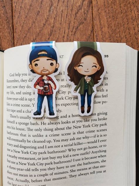 Luke Danes Magnetic Bookmark Gilmore Girls Rory And Etsy