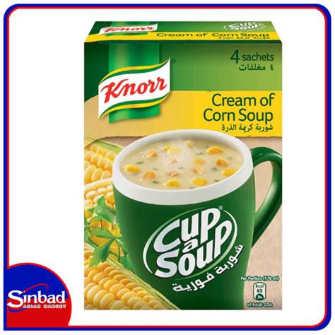 Buy Knorr Cup A Soup Cream Of Corn 4 X 20g Online In Kuwait Sinbad