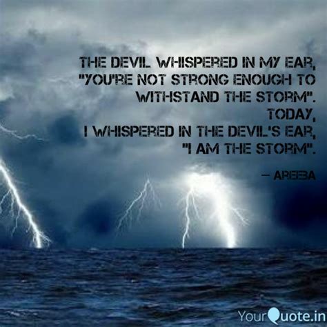 The Devil Whispered In My Quotes Writings By Areeba Rahman