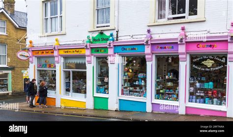 The Rock Shop At Old Shanklin Village At The Isle Of Wight England UK