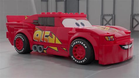 Lego Lightning McQueen model - YouTube