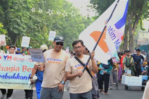 Gelar Pawai Qurban Griya Zakat Sosialisasikan Bahagia Berqurban Ke