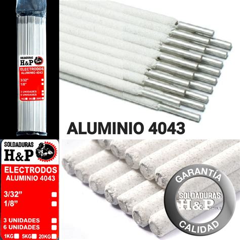 ELECTRODO ALUMINIO 4043 X 1 8 X 1 KILO HYP INDUSTRIAL