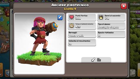 Esercito Arciere Pirotecnico Clash Of Clans Youtube