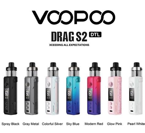 PODSYSTEM Voopoo Drag S2 PnP X Kit 60w 2500mAh แท Shisha Chic