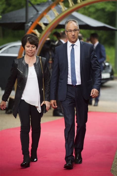 Photo Sa D Chabane President Du Sco Angers Et Sa Femme Arrivent