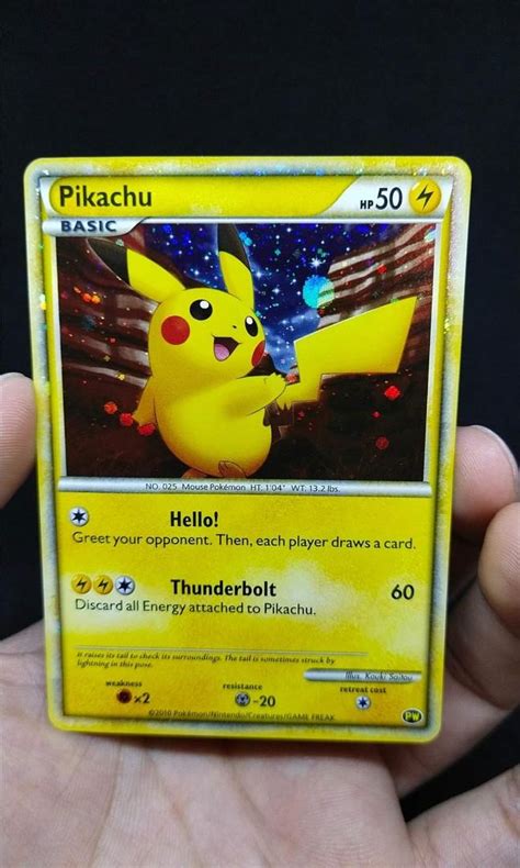 Collectible Card Games Pokémon Individual Cards POKEMON PIKACHU WORLD