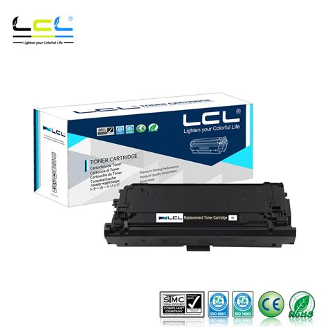 LCL 508A CF360A 508A (1 Pack K/C/M/Y) Toner Cartridge Compatible for HP ...