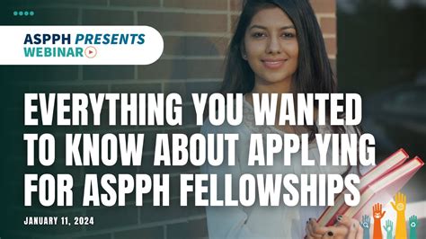 ASPPH Presents Webinar Everything You Wanted To Know About Applying