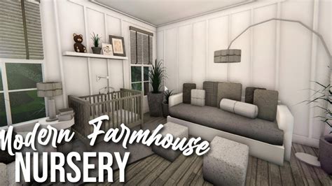 ROBLOX | Welcome to Bloxburg: Modern Farmhouse Nursery - YouTube