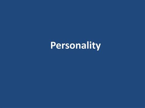 Personalityppt