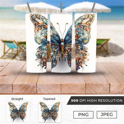 3d 20oz Butterfly Tumblers Sublimation Inspire Uplift