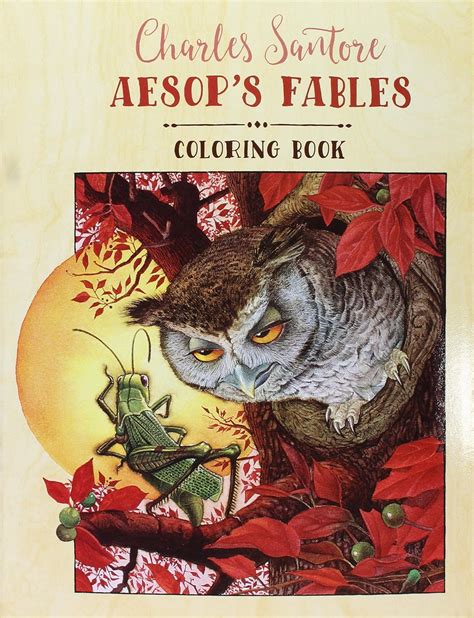 Charles Santore Aesops Fables Coloring Book Amazon Co Uk Charles