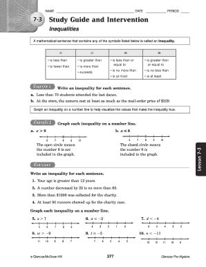 Glencoe Pre Algebra Student Edition By Mcgraw Hill Education