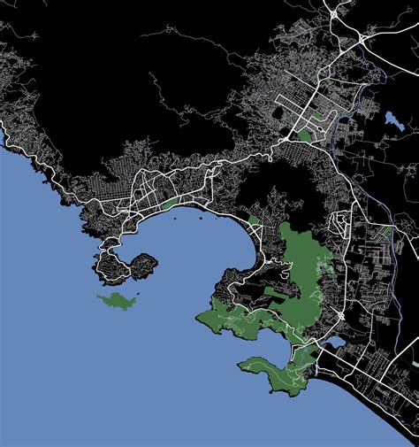 City Map Of Acapulco Mexico 11588693 Vector Art At Vecteezy