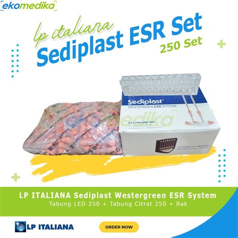 Jual Sediplast Westergren ESR System LP ITALIANA Sediplast Tabung LED