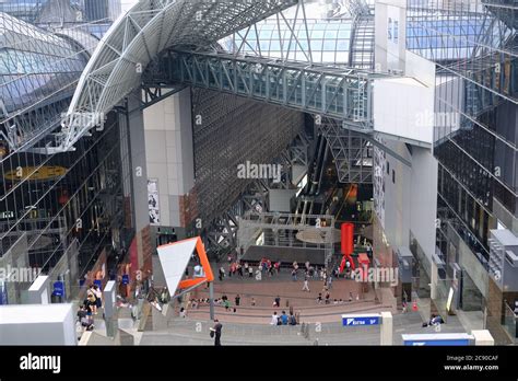 Kyoto Japan Main Railway Station Stock Photo Alamy