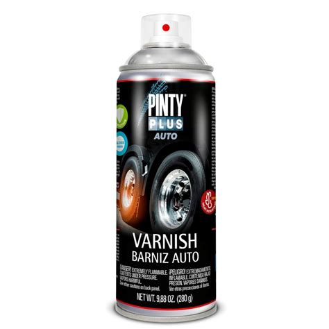 Barniz brillo protector térmico en spray Pintyplus Pinturas Alejo