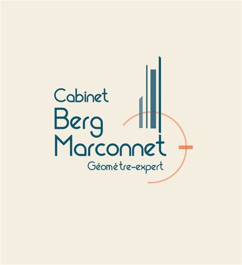 Identité visuelle pour le Cabinet de Géomètres Berg Marconnet