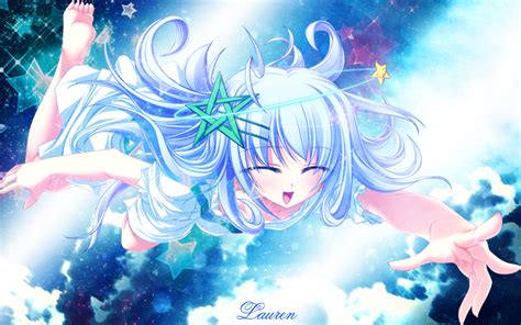 Anime Girl flying by Lauren244 on DeviantArt