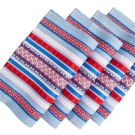 Mexican Striped Cocktail Napkins - Etsy