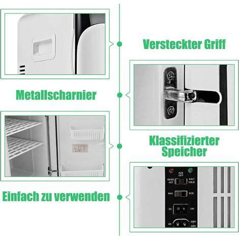 GOPLUS 15 L Mini Kühlschrank mit Heizfunktion Tragbarer