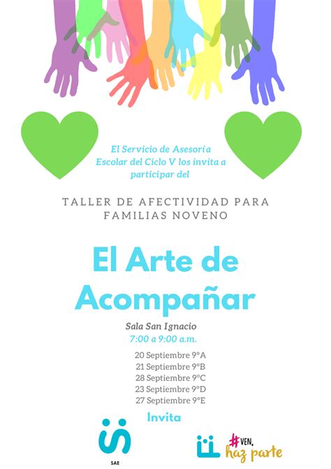 Invitaci N Especial Taller De Afectividad Para Familias De Grado