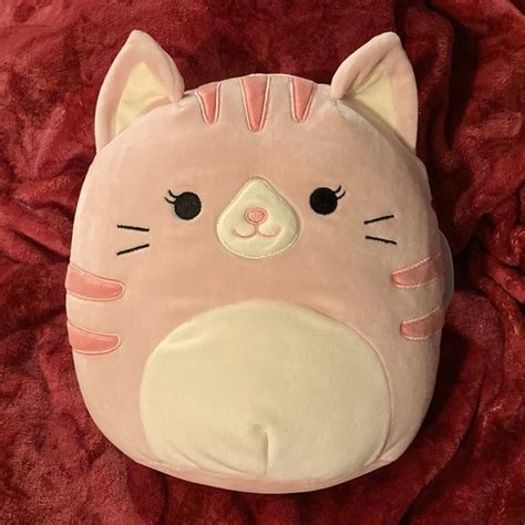 Squishmallows Toys Squishmallow Laura The Pink Tabby Cat Poshmark