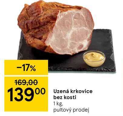 ARCHIV UZENÁ VEPŘOVÁ KRKOVICE BEZ KOSTI 100 g v akci platné do 13 2