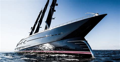 Second Largest Sailing Yacht In The World 107m BLACK PEARL Joins The