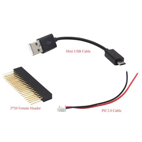 Raspberry Pi 3 95cm Ph 20 Cable 220 Pin Female Header Mini Usb Cable Kit For Raspberry