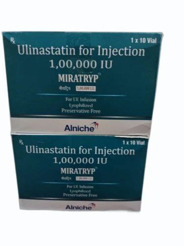 Miratryp Ulinastatin Injection I U Vial At Rs Piece In Chennai