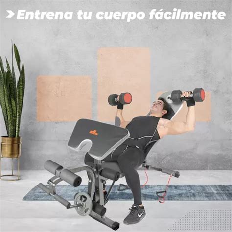 Banco Multiposiciones 5 En 1 Pecho Biceps Pierna Triceps Yim En Venta